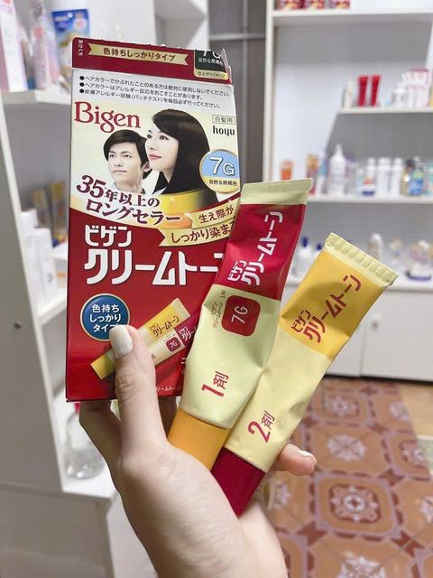 Nhuộm T&oacute;c Bigen Số 7 - ti&ecirc;u biểu cho sự tự nhi&ecirc;n
