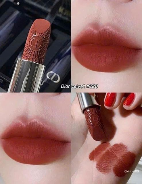 Son Dior 228 Velvet Baby Look - H&igrave;nh ảnh 3