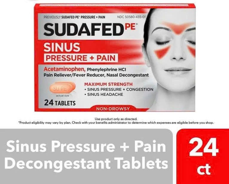 Vi&ecirc;n uống SUDAFED PE Pressure + Pain