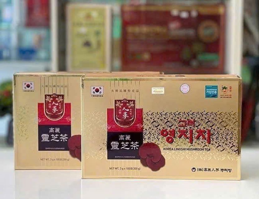 Tr&agrave; Linh Chi Insam Hồng S&acirc;m