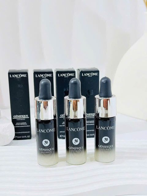 Serum Lanc&ocirc;me 15ml trong bộ sản phẩm chăm s&oacute;c da mặt