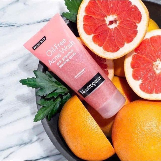 Hướng dẫn sử dụng Sữa rửa mặt Neutrogena Pink Grapefruit Scrub