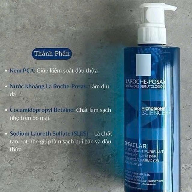 Th&agrave;nh phần sữa rửa mặt La Roche-Posay