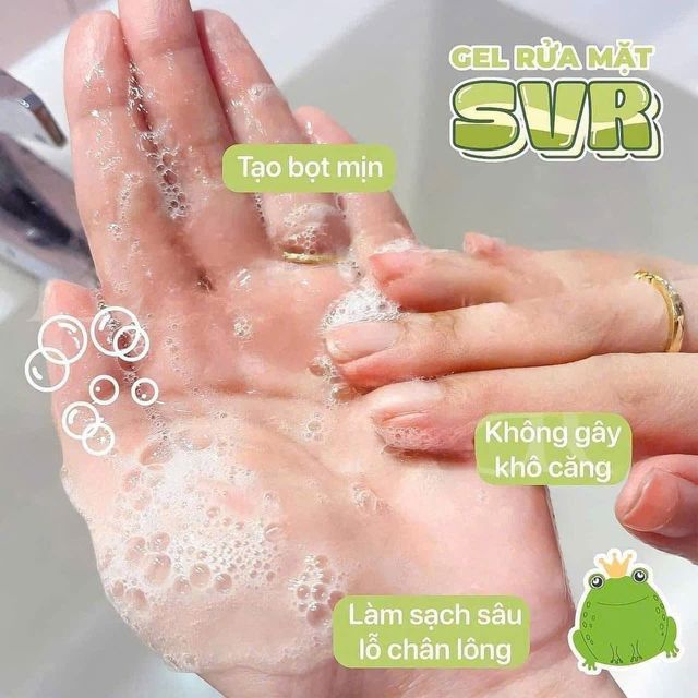 Sữa rửa mặt SVR Sebiaclear Gel