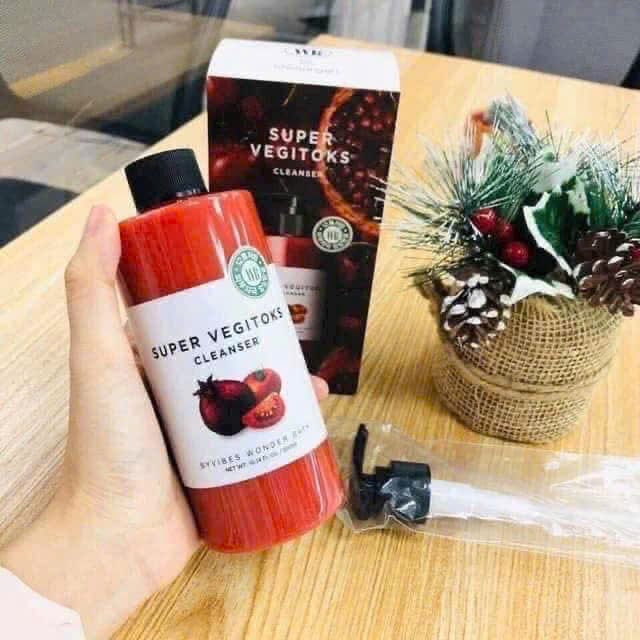 Sữa Rửa Mặt Super Vegitoks Cleanser - Thải Độc Da