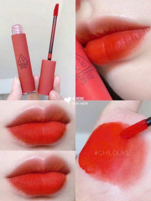 Son Kem L&igrave; 3CE Velvet Lip Tint #Childlike