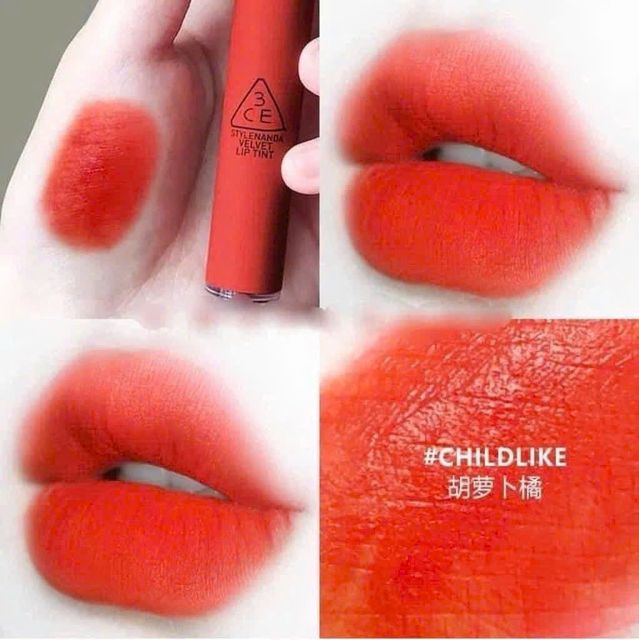 Son Kem L&igrave; 3CE Velvet Lip Tint #Childlike