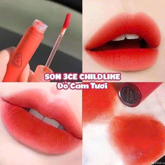 Son Kem L&igrave; 3CE Velvet Lip Tint #Childlike