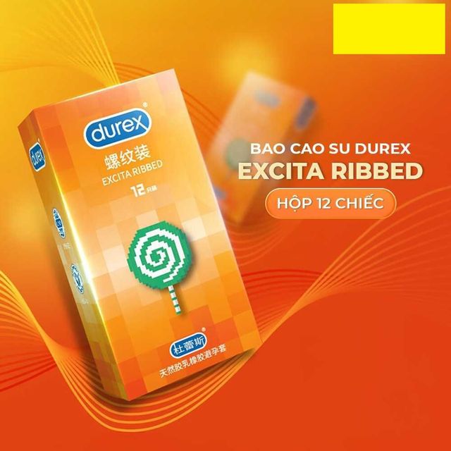 Bao cao su Durex Excita Ribbed G&acirc;n nổi