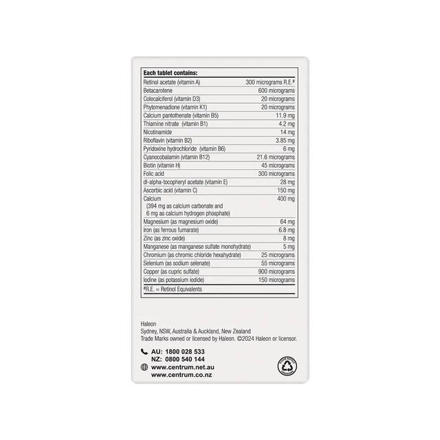 Vitamin Centrum cho Phụ Nữ