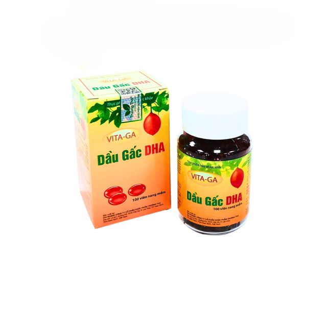 Hướng dẫn sử dụng Vi&ecirc;n Uống Dầu Gấc DHA VITA-GA