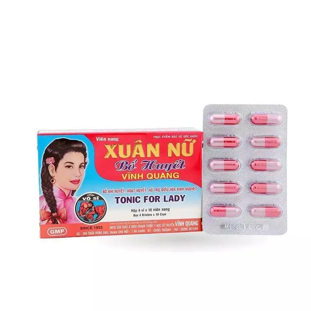 Sản Phẩm Vi&ecirc;n Bổ Huyết - Điều Kinh - Xu&acirc;n Nữ Vĩnh Quang