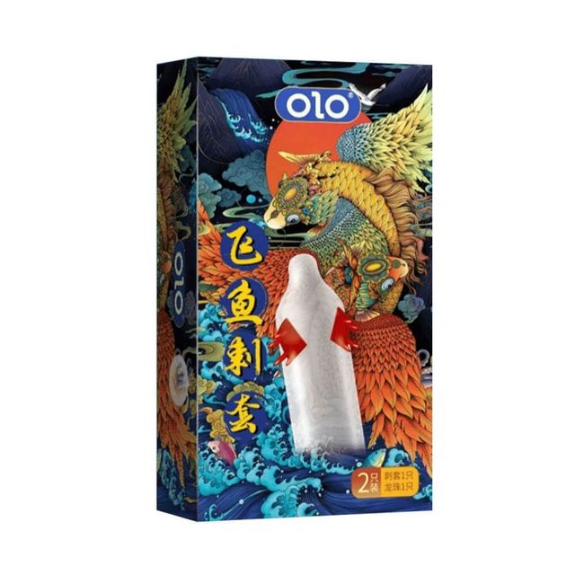 Bao cao su OLO C&aacute; Thần - Gai cạnh ch&iacute;nh h&atilde;ng