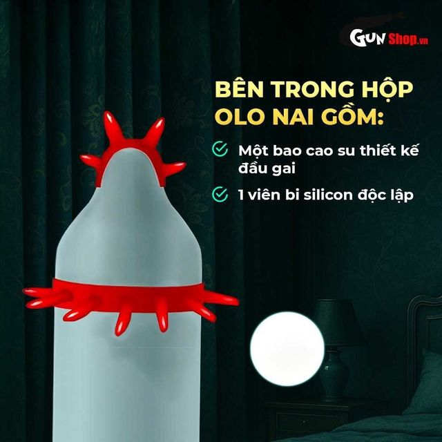 Thao t&aacute;c dễ d&agrave;ng với Bao cao su OLO Nai