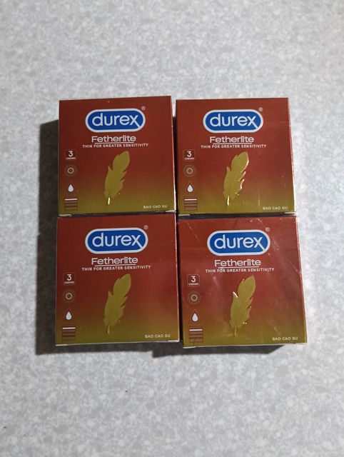 Bao cao su durex hộp 3 c&aacute;i si&ecirc;u mỏng
