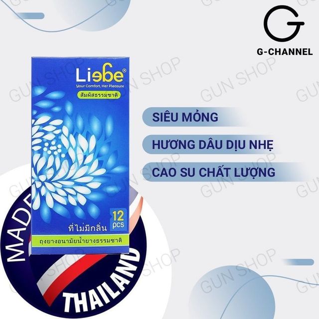 Bao cao su Liebe - Độ mỏng l&yacute; tưởng