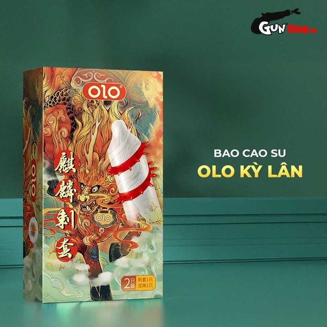 Thiết kế đặc biệt bao cao su OLO Kỳ L&acirc;n