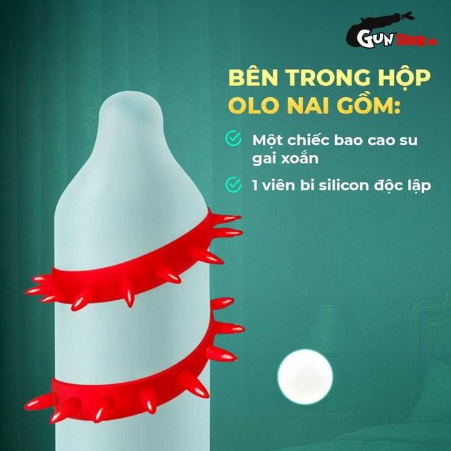 Cảm gi&aacute;c th&uacute; vị từ bao cao su OLO