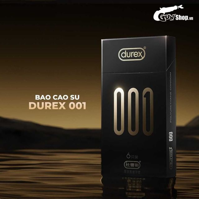 Bao cao su Durex 001 Si&ecirc;u mỏng thiết kế đẹp