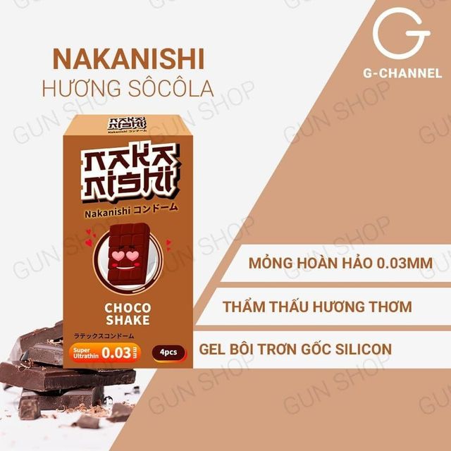 Đặc điểm sản phẩm Bao cao su Nakanishi