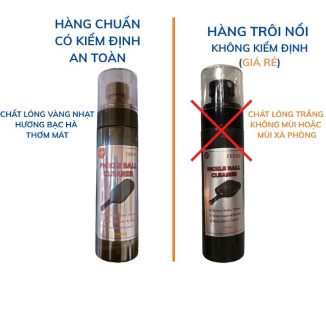 Chai xịt vệ sinh mặt vợt Pickleball Cleaner