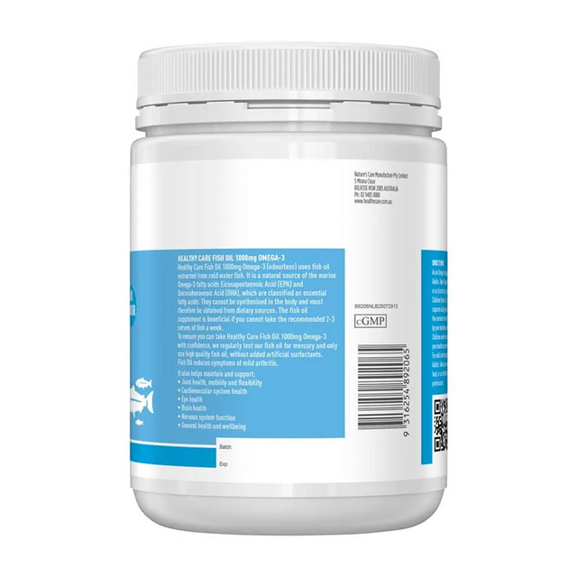 Vi&ecirc;n uống dầu c&aacute; Omega 3 Fish Oil Healthy Care