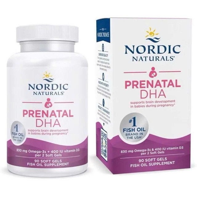 Vi&ecirc;n uống DHA Nordic Naturals Prenatal Triglyceride