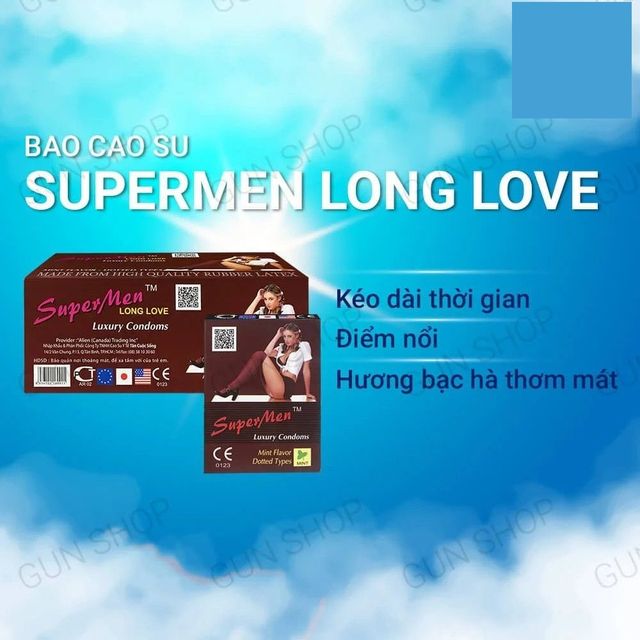 Bao cao su Supermen Long Love