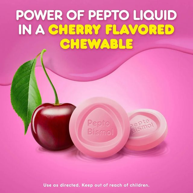 Vi&ecirc;n uống ti&ecirc;u h&oacute;a dạ d&agrave;y Pepto Bismol 30 vi&ecirc;n