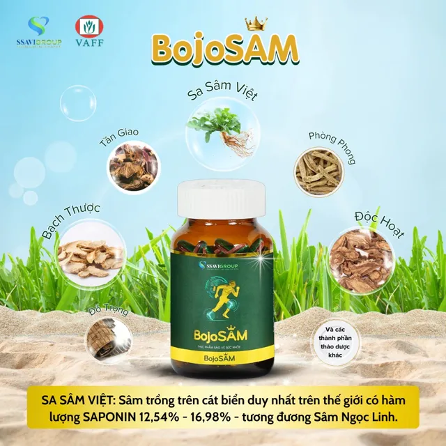 Th&agrave;nh phần Vi&ecirc;n Uống Xương Khớp BOJOSAM