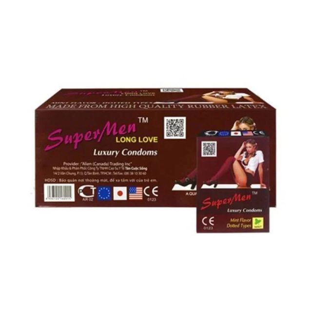 Bao cao su Supermen Long Love