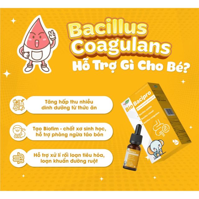 Men Vi Sinh Bio Bacipro - Tăng cường sức khỏe cho trẻ