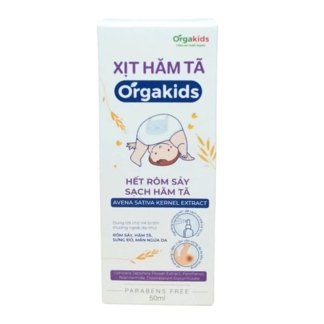 Xịt hăm t&atilde; cho b&eacute; Orgakids