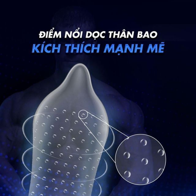 Bao cao su Muaisi Imported Latex Blue
