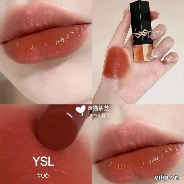 Son YSL Mini #06 Đỏ Mận