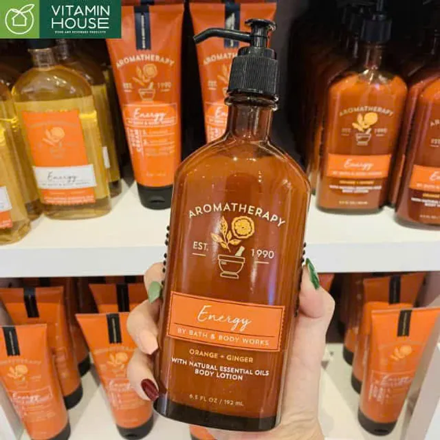 H&igrave;nh ảnh sản phẩm Sữa Dưỡng Thể Bath & Body Works Aromatherapy Orange + Ginger