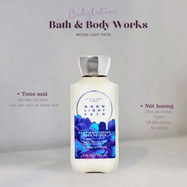 Sữa Dưỡng Thể Bath & Body Works Moonlight Path 236ml