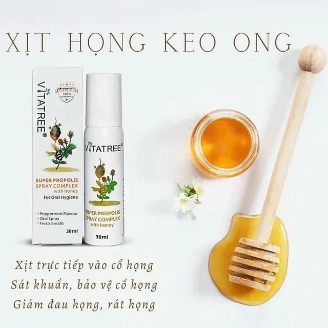 Chai Xịt Keo Ong Vitatree 30ml