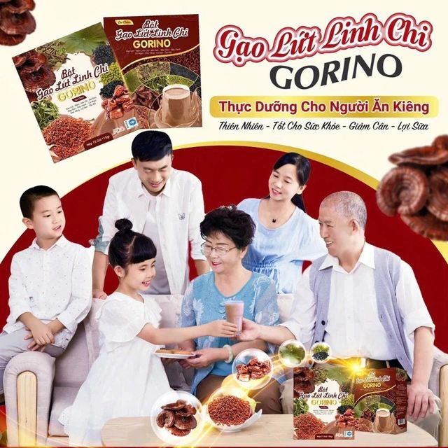 Bột Gạo Lứt Linh Chi GORINO 4