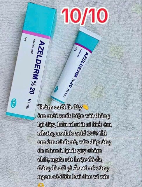 Th&agrave;nh phần của Kem Azelderm