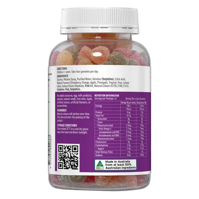 Vi&ecirc;n Kẹo Dẻo Bổ Sung Omega 3 Healthy Care