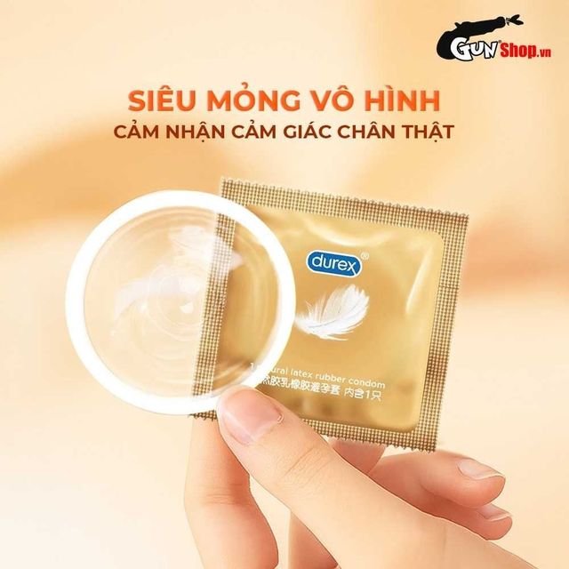 Sử dụng l&agrave;nh t&iacute;nh Durex Fetherlite Feel