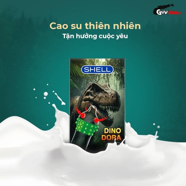 Bao cao su Shell Dino Dora 3