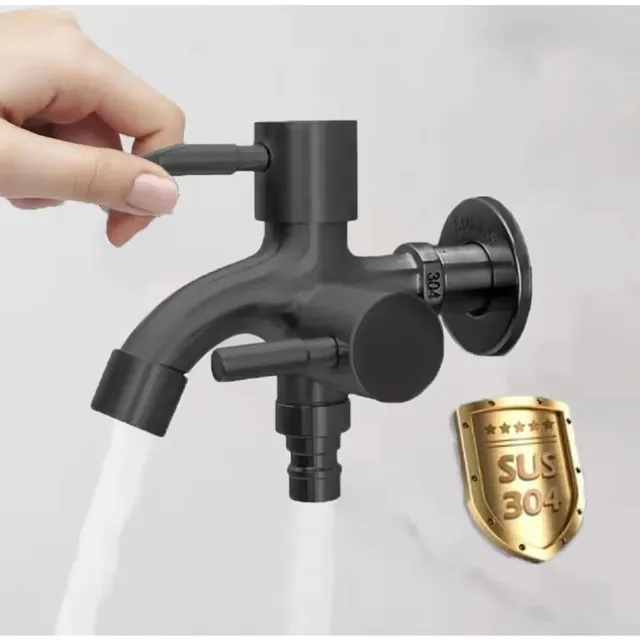 V&ograve;i nước ph&ograve;ng tắm 2 đầu ra