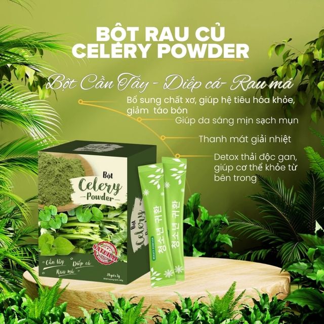 Bột cần t&acirc;y rau m&aacute; diếp c&aacute;