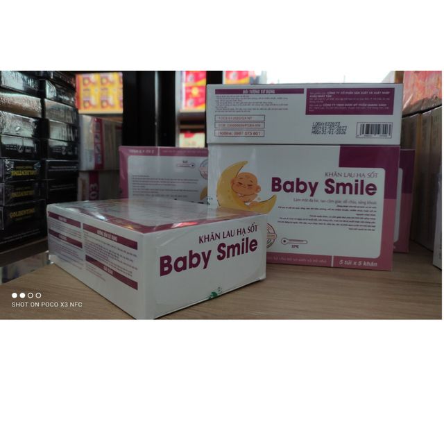 Khăn Lau Hạ Sốt BABYSMILE