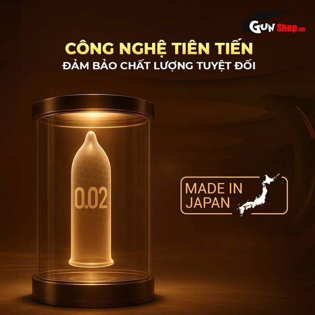Bao cao su Okamoto 0.02 Hydro PU - Hộp 3 c&aacute;i