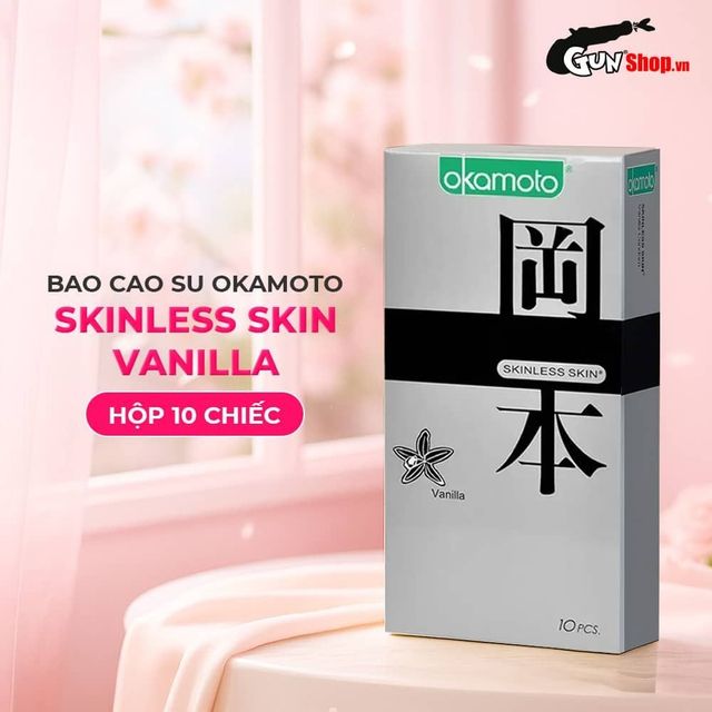 Bao cao su Okamoto Skinless Skin Vanilla