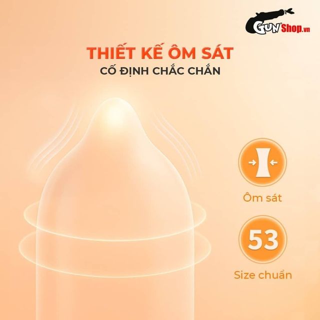 Bao cao su Okamoto Skinless Skin - Hương cam