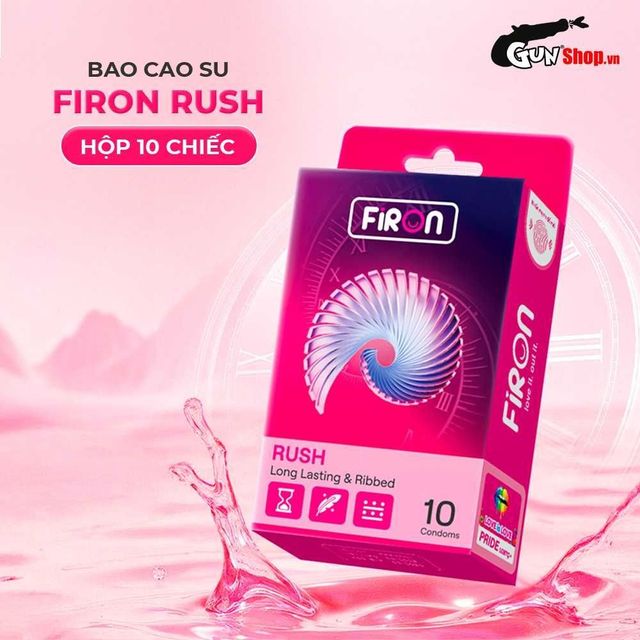 Cảm gi&aacute;c tuyệt vời với Bao cao su Firon Rush